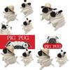 Beautiful Pig The Pug Dog In A Hat Plush Toy