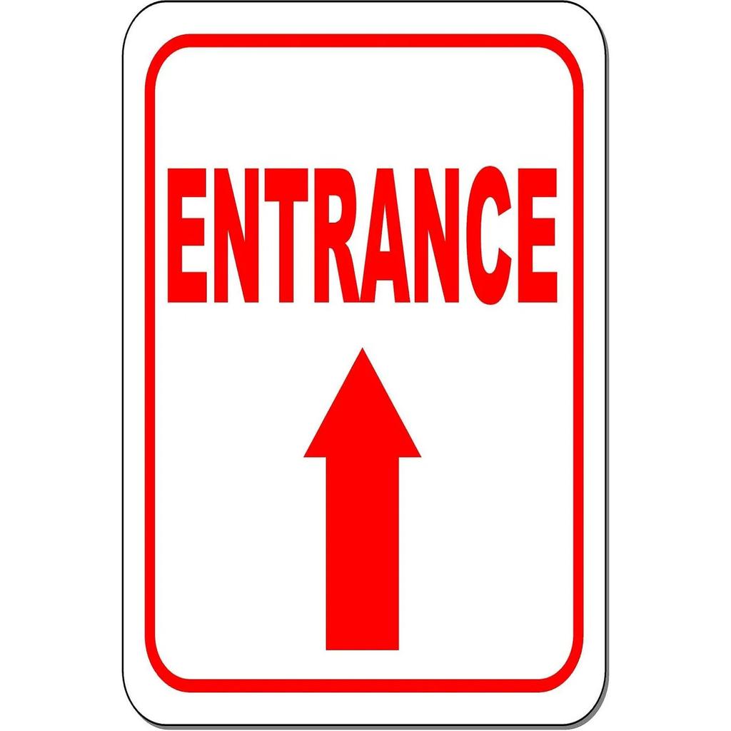 Vintage Exit Entrance Turn Arrow Metal Tin Signs Posters Plate Wall Decor for Bars Garage Cafe Clubs Pubs Retro Poster Plaque