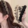 Adjustable Rhinestones Toothed Headband Comfortable Non-slip Hair Band  Fashion Accessory