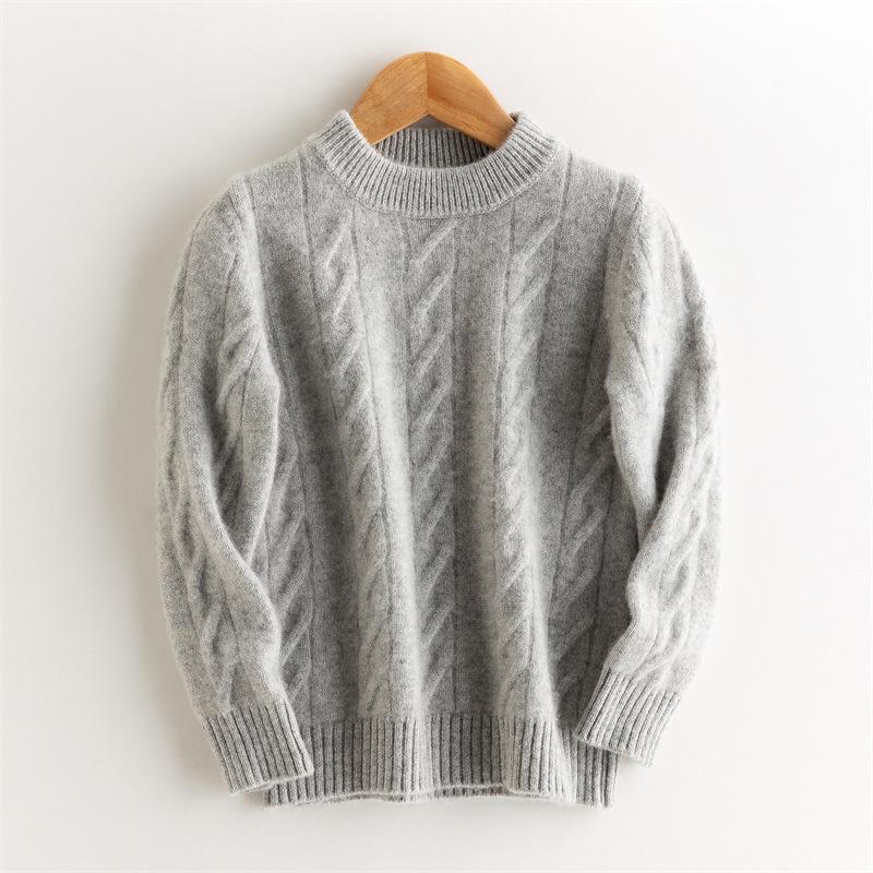 Children`s Thickened Cashmere Knit Sweater -