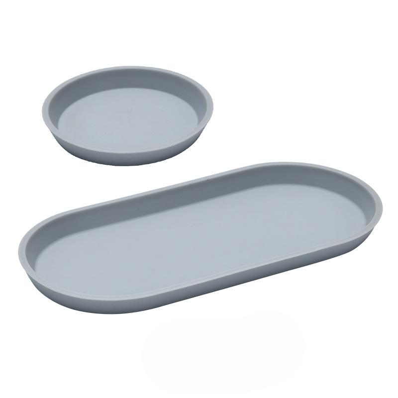 Silicone Storage Tray for Bathroom KitchenLiving Room Dressing Table KeysCosmetics and Rings