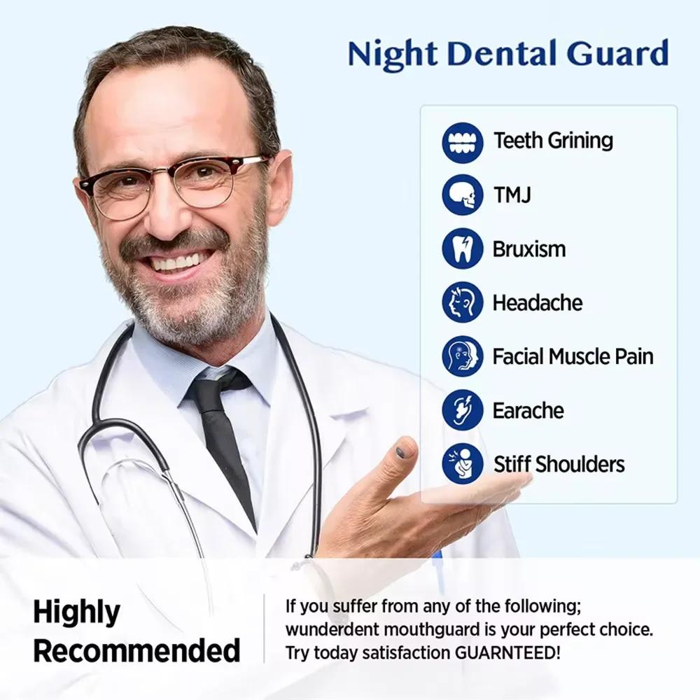 Anti Snoring Silicone Mouthpiece Sleep Earplugs Improve Sleep Anti Teething Grinding Sleep Aid Anti Snoring & Apnea Device