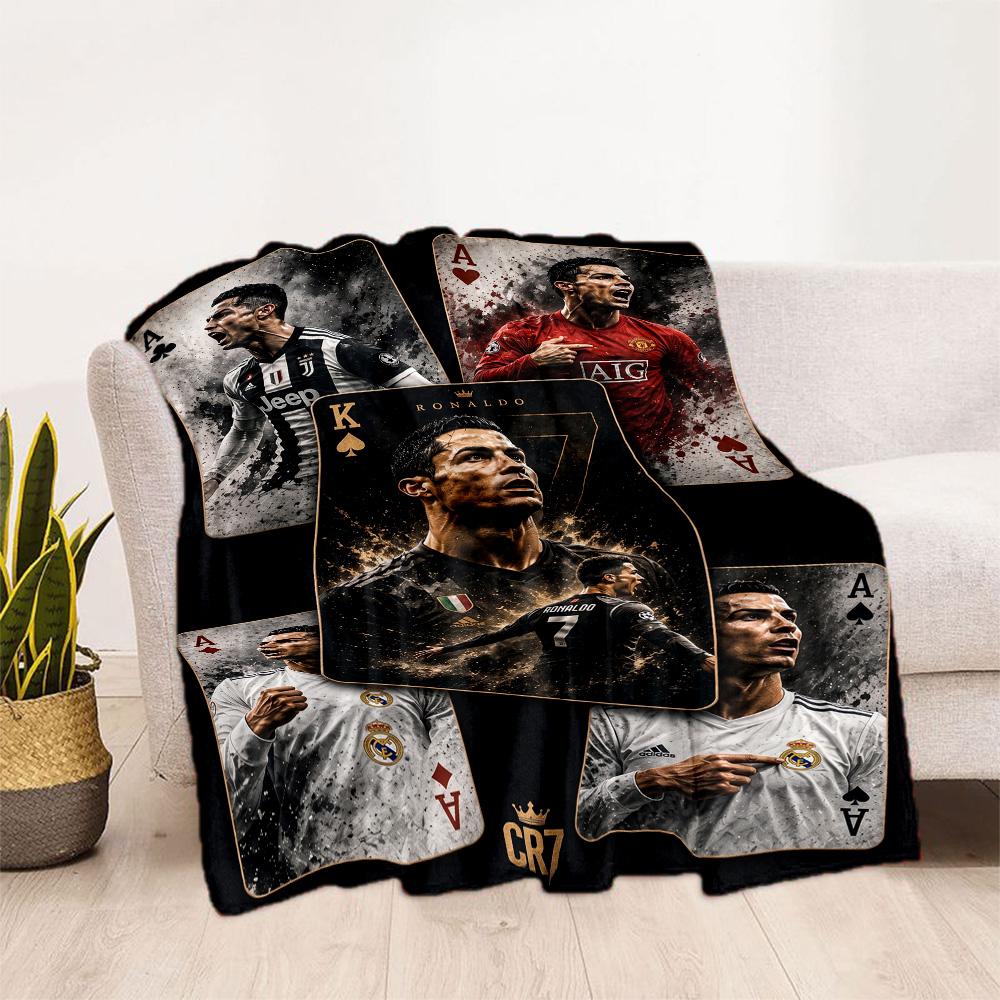 Cristiano Ronaldo Juventus Blanket Warmthful Decor Perfect for Couch Livingroom Bedding for All Occasions Warmthful Decor