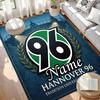 Custom Name Personalized Hannover 96 Football Print Carpet, Versatile Home Decor Rug, for Playroom, Apartment, Balcony, Entryway, Hallway Gift