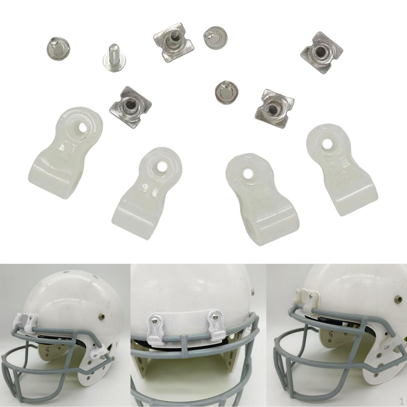 

Клипсы для шлема для регби, винтовое крепление, инструменты для обслуживания, простая установка, комплект для замены и ремонта