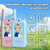 AIRITON JK201 Kids Video Walkie Talkie Rechargeable Indoor Outdoor One-Click Call Essential for Camping Hiking Adventures gift