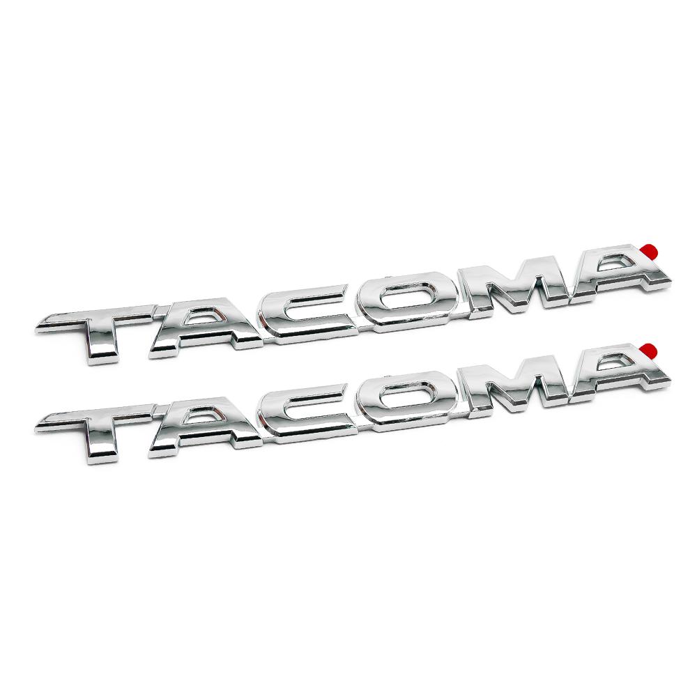 2pcs For 2005-2015 Tacoma Left Right Door Side Badges Emblems Letters Nameplate