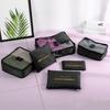 6 Pieces Travel Storage Bag Large Capacity Luggage Clothes Sorting Organizer Set Suitcase Pouch Case Shoes Packing Cube Bag
