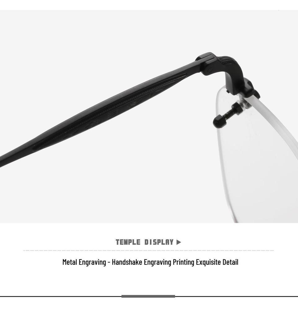 Japanese Style Pure Titanium Retro Eyeglasses Frame