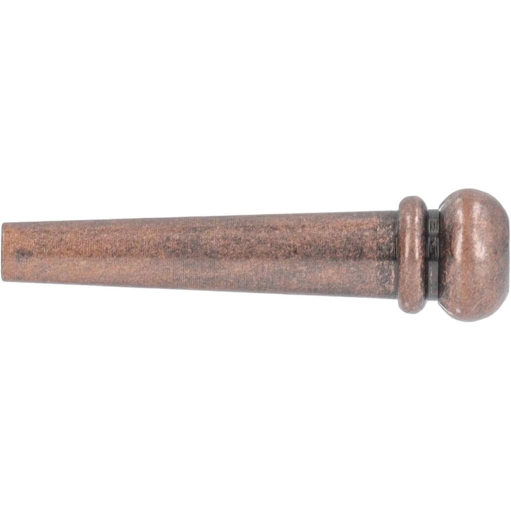 Guitar Bridge Pins,6PCS Guitar Bridge Pin Copper Acoustic Guitar Bridge Pins Peg Replacement for Repairing (Antique Bronze)