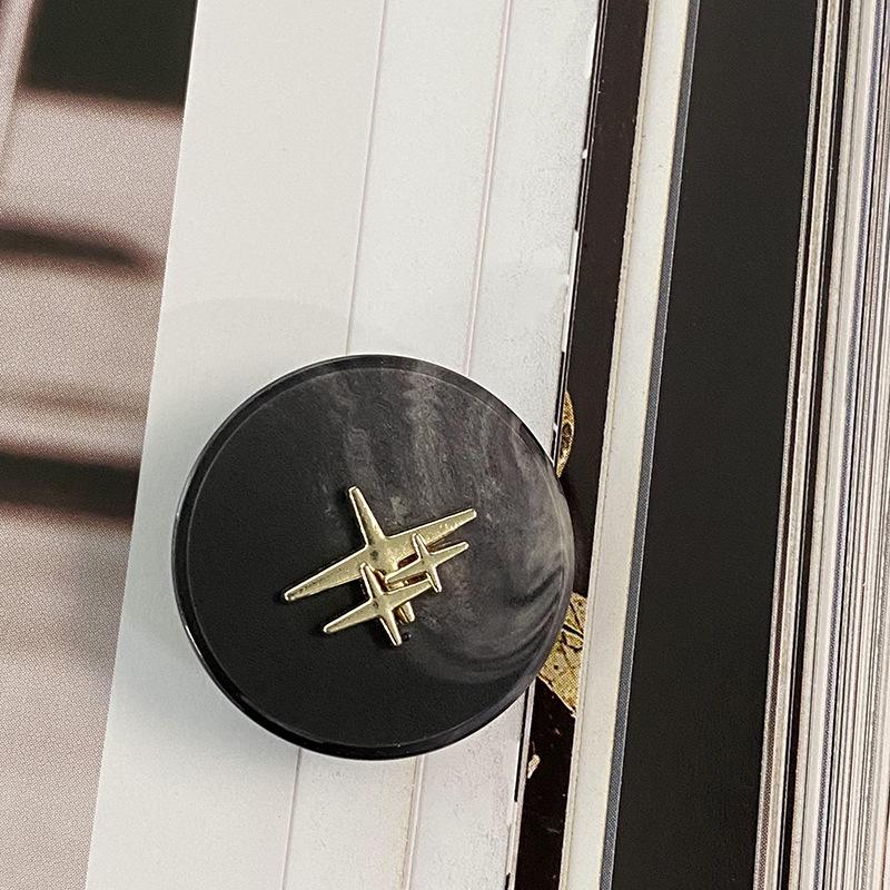 

Декоративные двухсторонние пуговицы для пальто YOKO Star Resin с высокой лапкой и двойной строчкой