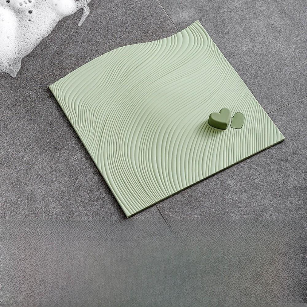 

Soft Sewer Pipe Cover Anti-Odor Sink Seal Mat New Bathtub Shower Drain Plug Universal зелёный