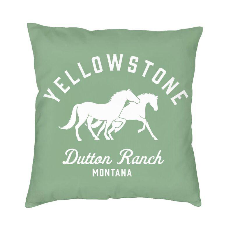 Luksusowa poszewka na poduszkę Yellowstone 45x45cm poliester Dutton Ranch rzuć poszewka na poduszkę Sofa krzesło kwadratowa poszewka na poduszkę Home dekoracyjne