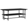 Coffee Table Black 100x50x40 cm Particleboard