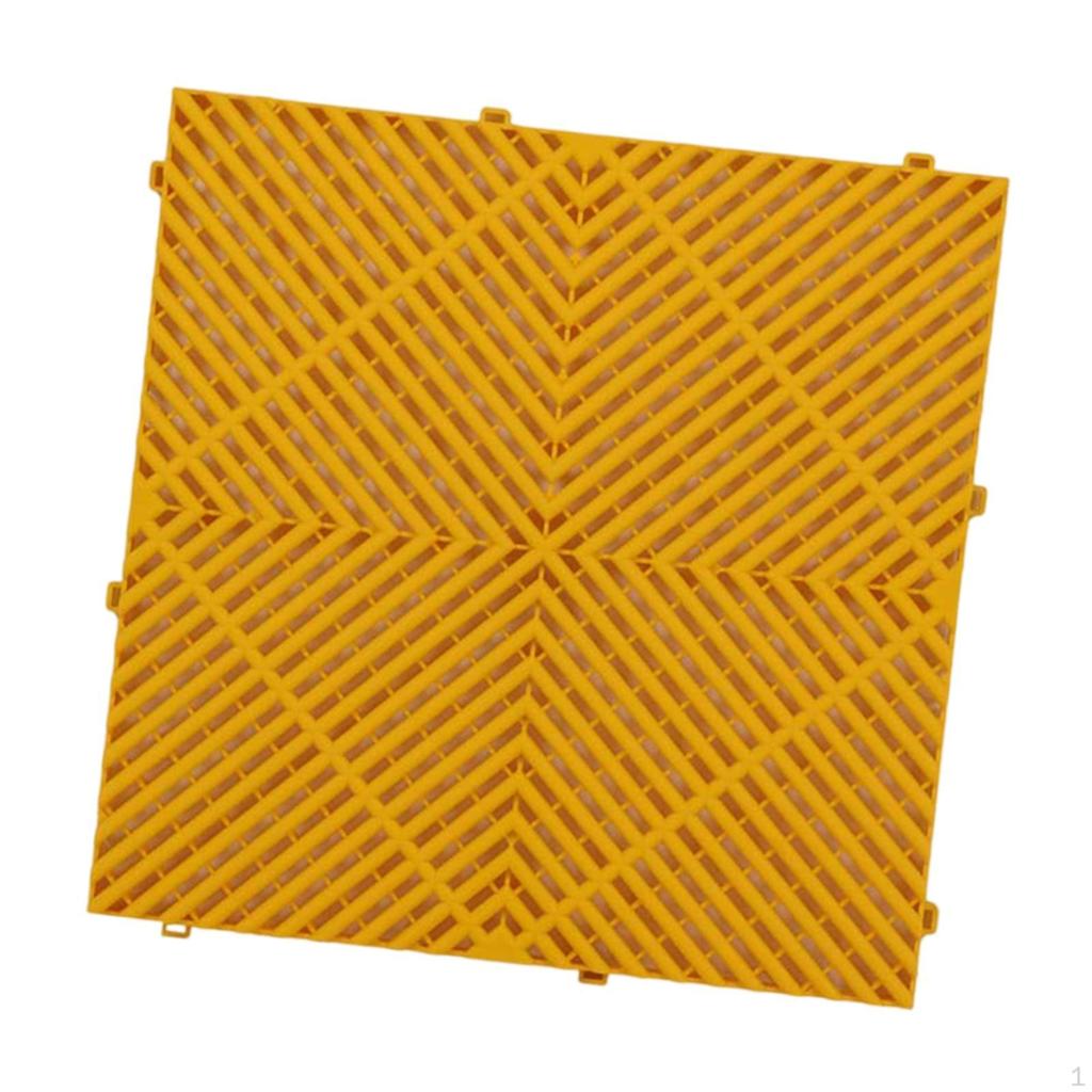 Floor Tile Interlocking Drainage Mat Modular Cushion Indoor Outdoor Shock Absorbing Nonslip PP