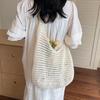 Creative Large Capacity Shoulder Bags Casual Simple Handbags Vintage Multifunctional Woven Shopping Tote Beach Bag