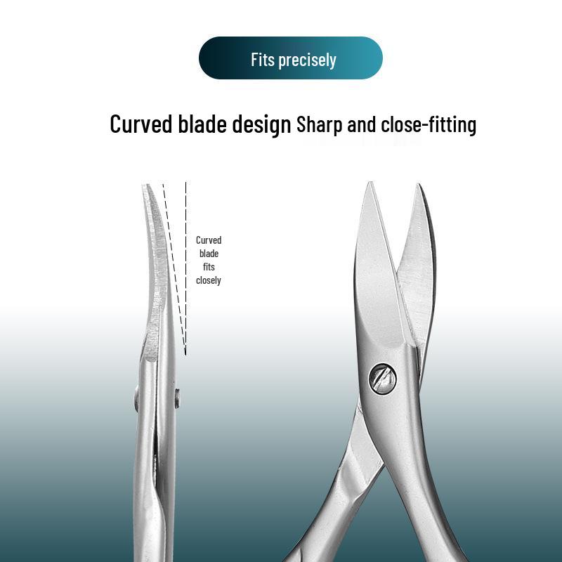 Curved Anti-Pinch Nail Clippers for Infants and Children - Nail Salon Manicure Beauty Scissors