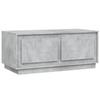 Coffee Table Concrete Grey 102x50x44 cm Wood Based Material