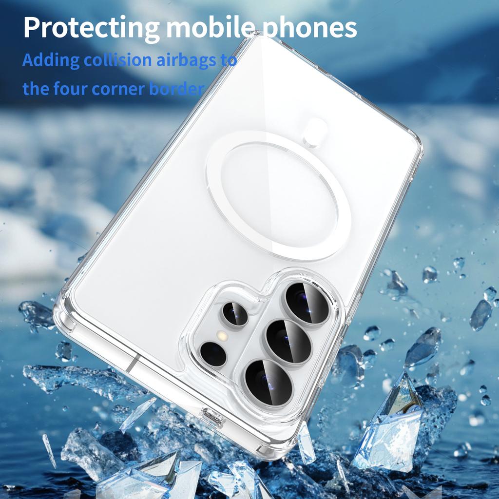 Samsung Galaxy S26 Ultra Clear Phone Case,Non-Yellowing Magnetic Phone Case for Samsung Galaxy S26 Ultra