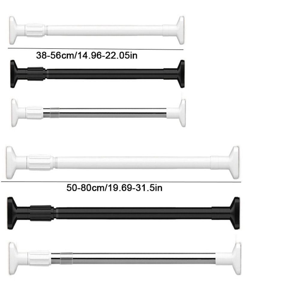 Edelstahl-Teleskop-Kleiderstange, stanzfreie Kleiderstange, Garderobe