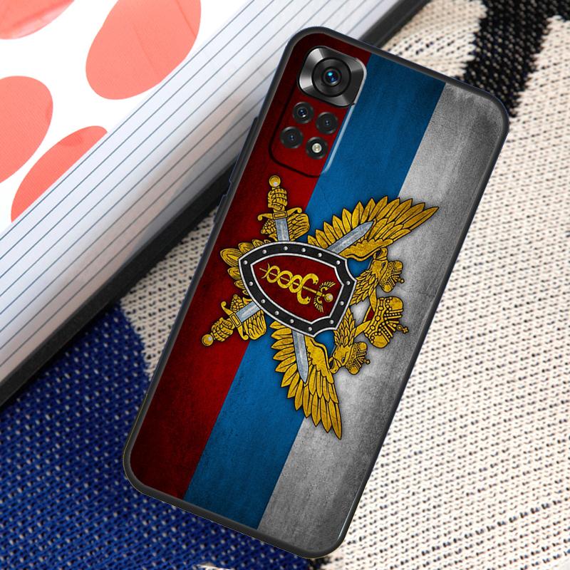 Russia National Police Logo Case For Xiaomi Redmi Note 11 10 8 9 12 Pro Note 11S 10S 9S 8T Redmi 10 10C 12C 9C 9T Cover