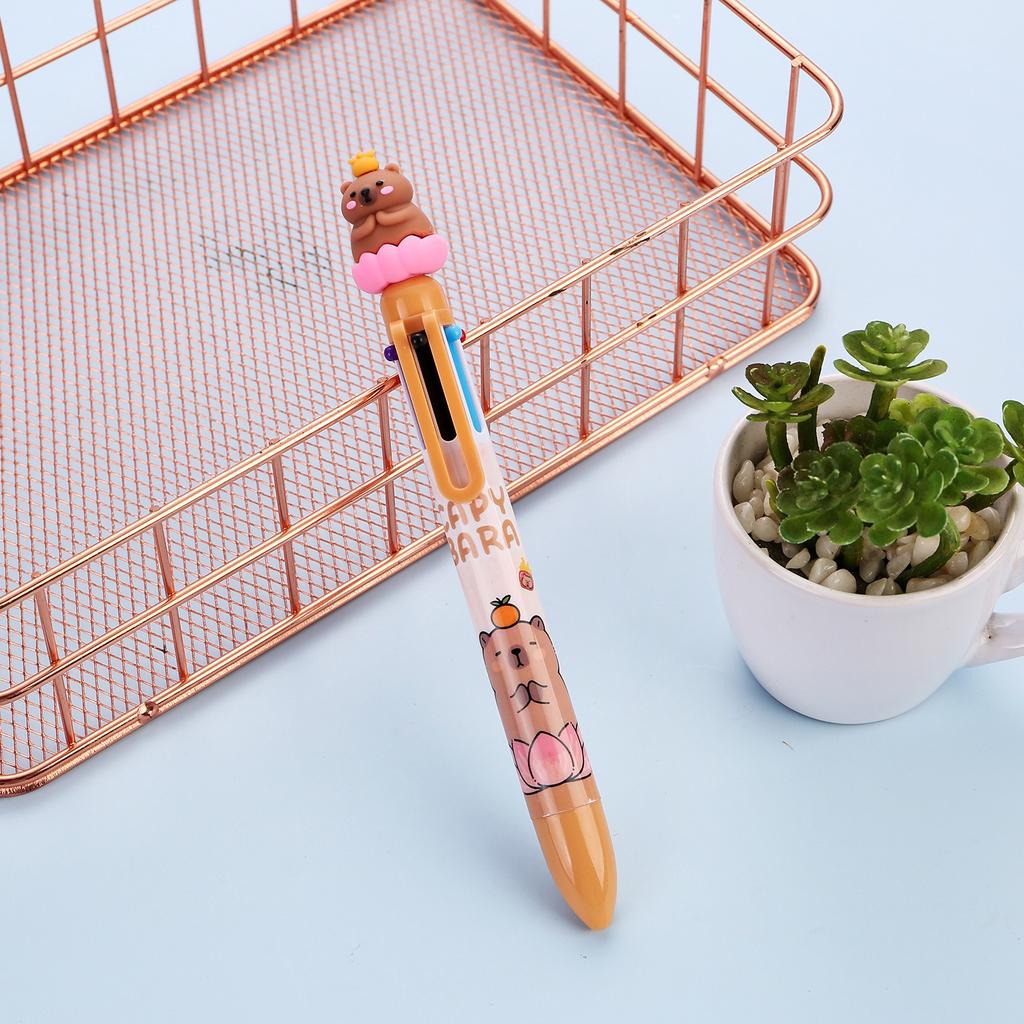 1Pc Cartoon Kapibala Gel Pen Back To School Season Gift Suitable for Office Work, Writing, Diaries, Signatures, and Student Classroom Prizes Party G