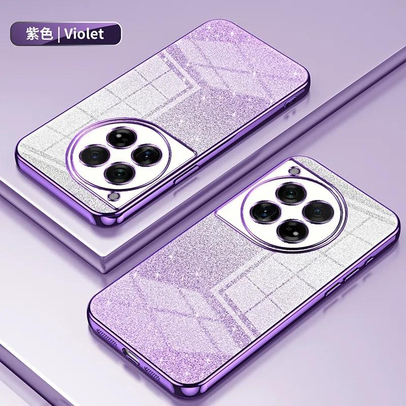 For OnePlus 12 13 Case Soft Silicone Bling Glitter Plating Phone Cover