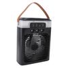 Portable Misting Fan 400ml Water Tank USB Desktop Essential Oil Aromatherapy Air Cooling Fan for Office Bedroom Black
