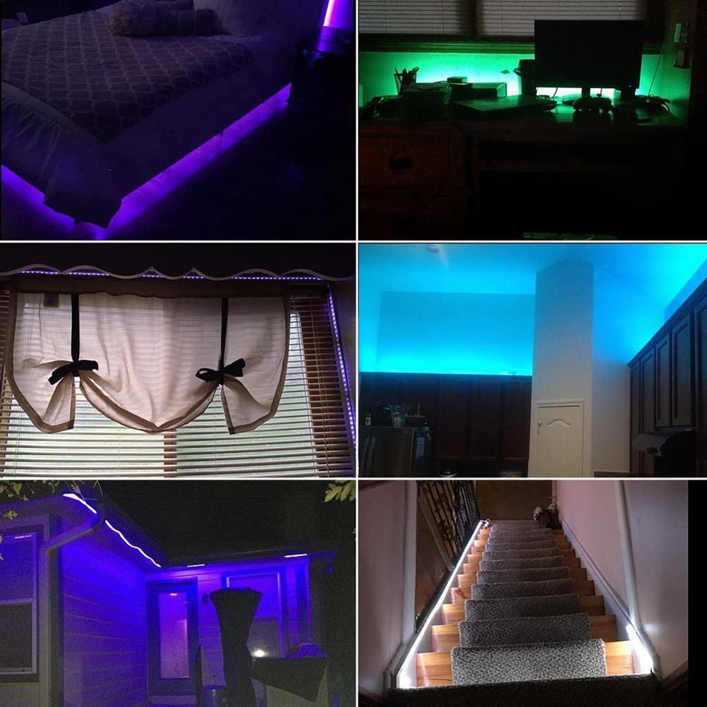 LED Lysstripe RGB DC5V Fleksibel Lampetape USB TV Bakgrunnsbelysning LED Striper med Fjernkontroll