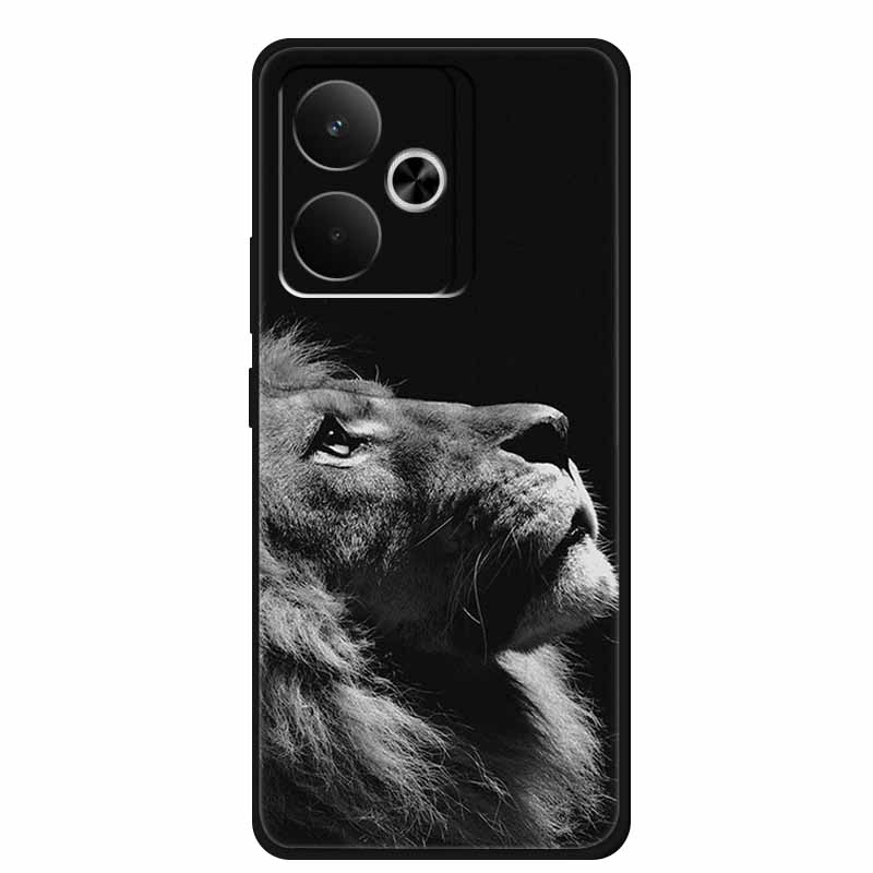 For Realme GT 7T Case 7 T Coque Popular Black Silicone Soft Back Cover Case For Realme GT 7 T Phone Case Cover RealmeGT 7T 7 T