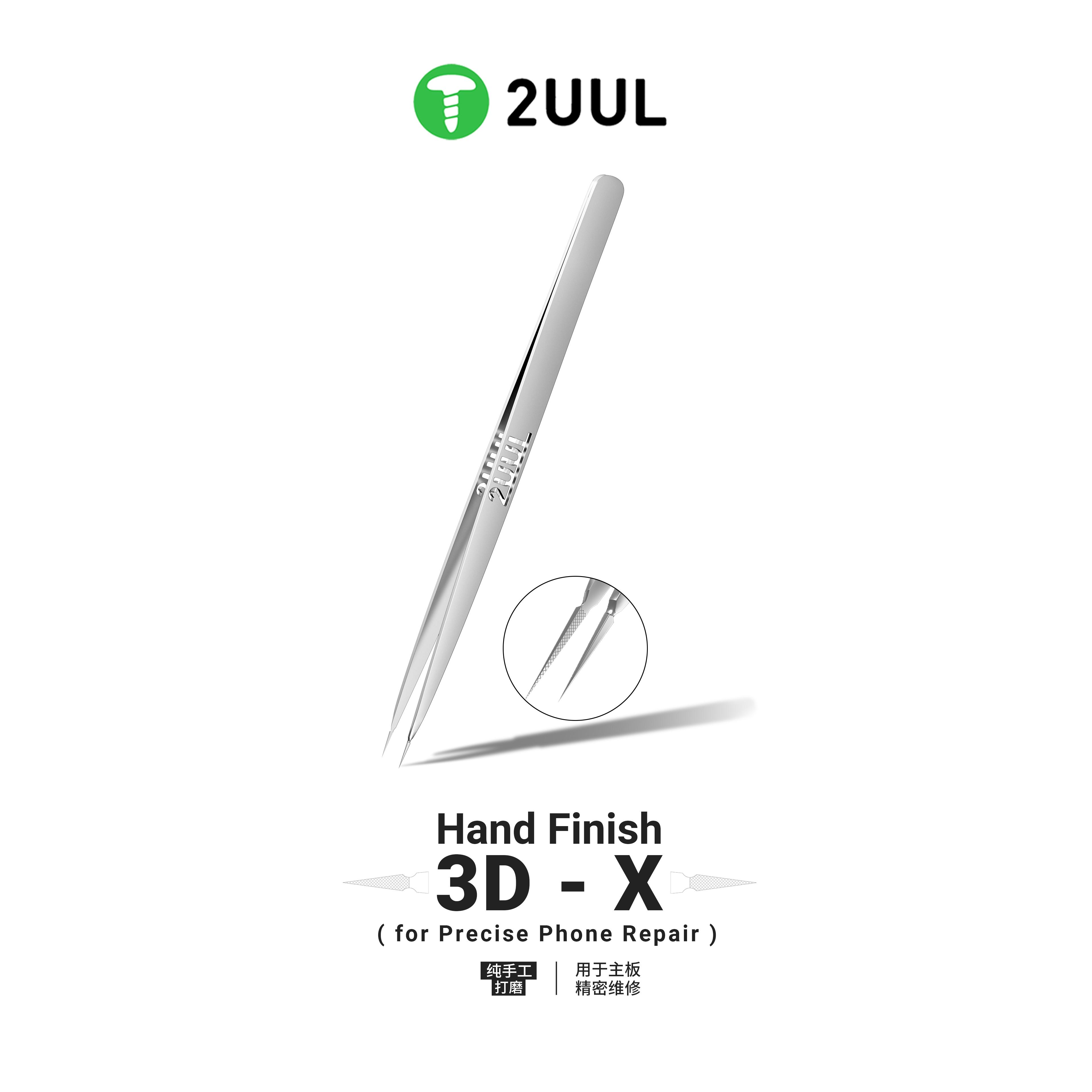 

2UUL3D-X Purely Hand-polished Non-slip Texture Design Ultra-fine and Ultra-hard Motherboard Repair Tweezers