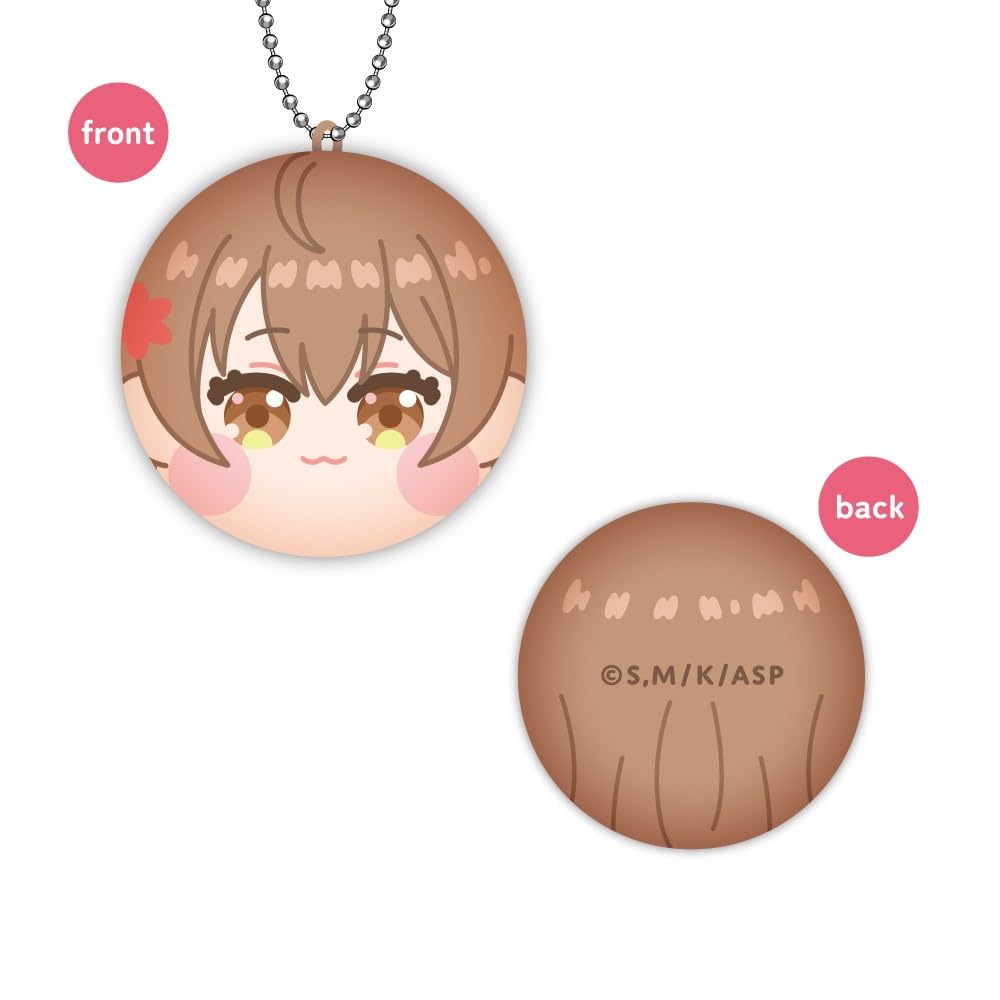 Xebec - My Neighbor Arya, Who Sometimes Whispers in Russian, Name Pittanko Marukore! 1 Box, Approx. W55mm, Made of Polyester and Metal