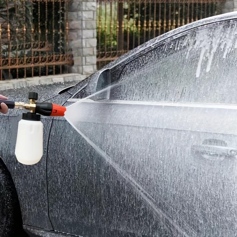 Large Capacity Foam Cannon 5 Nozzles + Karcher Adapter 4pcs Set High Pressure Washer Car Wash Gun Accessory Solve Car Cleaning P