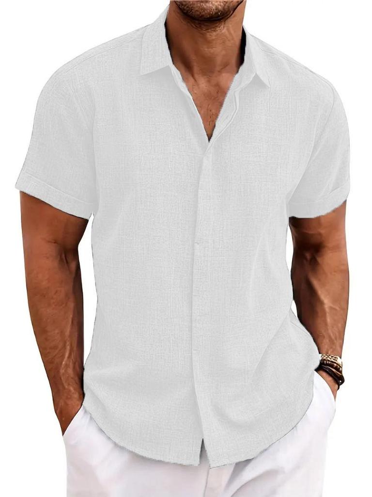 2024 Men's Summer 3D Printed Lapel Shirt