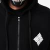 Eightvolume Ev Mandala Skull Zip-Up Hoodie