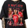 Maglietta Unisex Limitata Angel Reese per Uomo e Donna Anni '90, Maglietta Grafica Bootleg da Basket Femminile, Maglietta a Collage Sportivo Retrò, Regalo per Fan