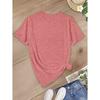 Elegant short-sleeved dress for women Cute Yoga Frog Print Crew Neck T Shirt Suitable for spring wear Summer Autumn Winter fashion