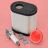 36905 740083A 1 Satz Luft-Kraftstofffilter Zündkerzen-Kit Passend für Tecumseh AH600 AV600 LEV100 LEV115 LEV120 LV195EA OVRM65 OVRM105