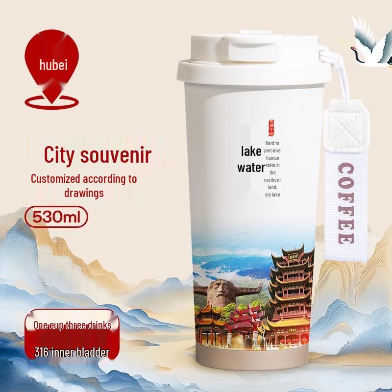 

Термобутылка Ming Zhan Xuan из нержавеющей стали 316, 530 мл