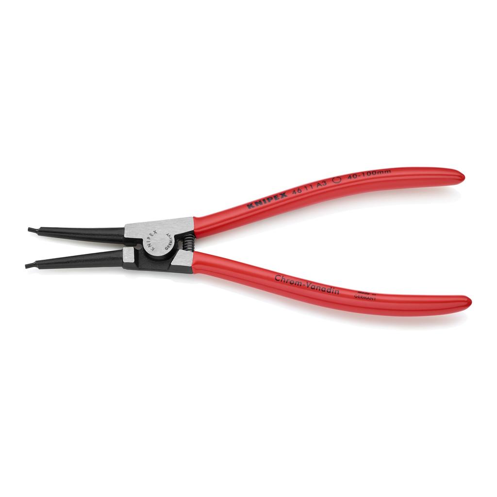 KNIPEX Shaft Snap Ring Straight 4611-A3 Pliers, (SB)