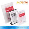 Youhe 6250 L-Shaped Acrylic Display Stand: A4/A5/A6 Single-Sided Tent for Price, QR Code, and Table Signs