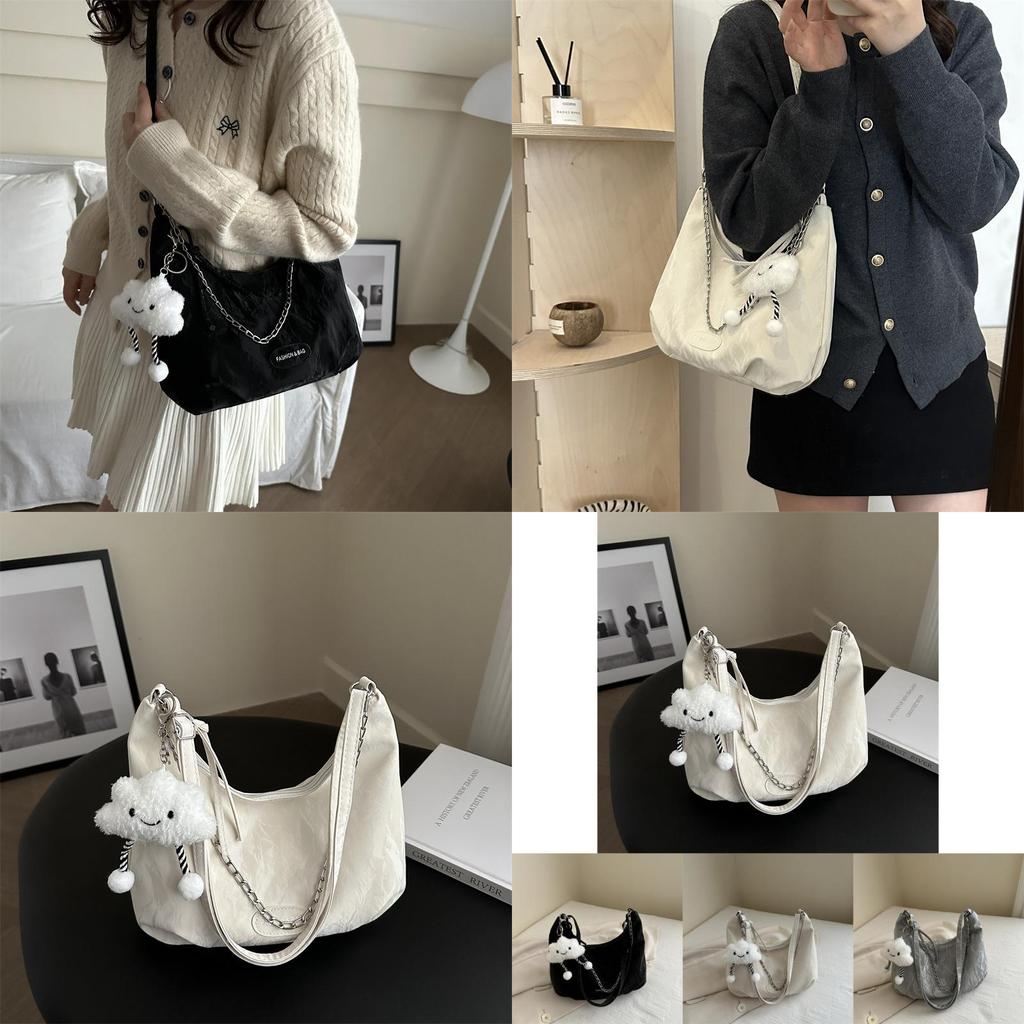 Stylish 2024 Trendy Chain Shoulder Bag For Women With Spacious Tote Design