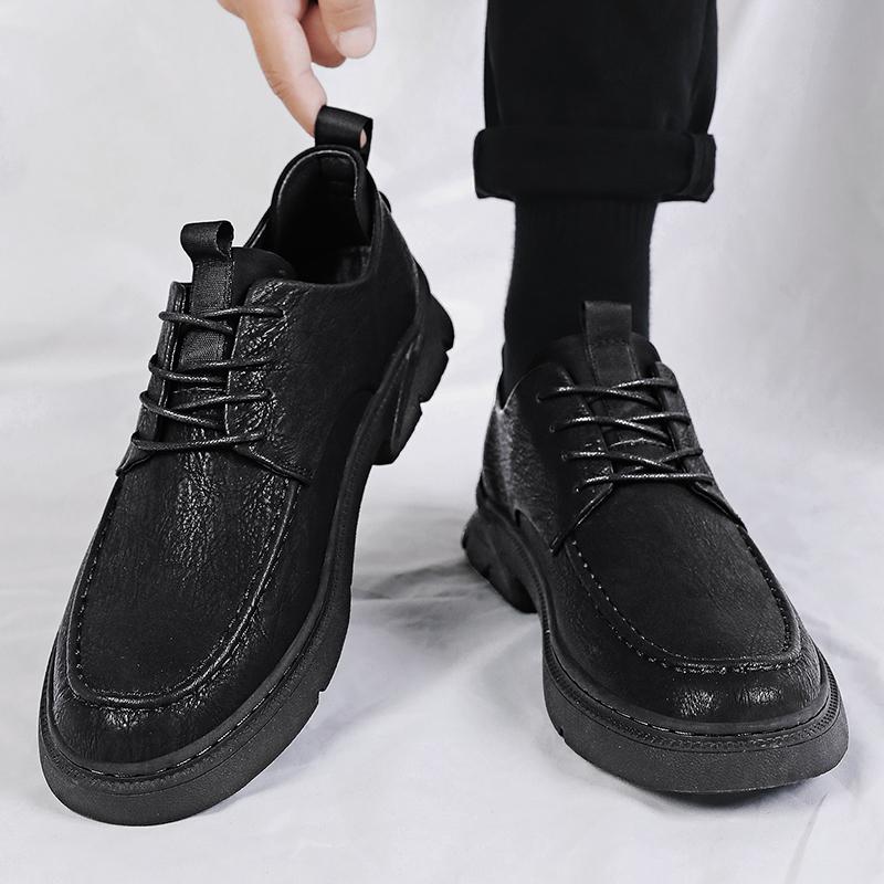 Fashion Business and casual men's leather shoes Minimalist and retro design styles Outdoor leisure street Fashiona adult shoes Hot