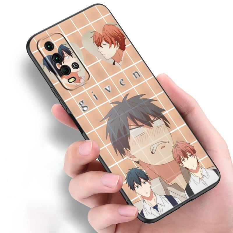 Cute Cartoon Anime Given Yaoi Silicone Phone Case For Xiaomi Redmi Note 11 10 9 8 Pro 11T 10T 10S 9S 8T 9 9A 9C 9T Black Cover