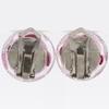 CHANEL Camelia Earring pink plastic flour 7.0g Women Used