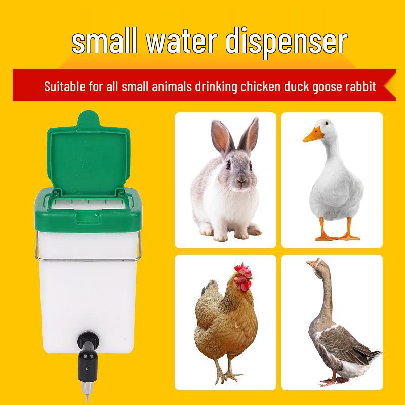 Automatyczny dozownik wody dla królika z dyszą i miską