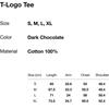 ThIs Is Never ThaT T Logo Tee Dark chocolaTe