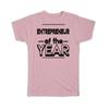 Gift T-Shirt : ENTREPRENEUR of The Year Christmas Birthday Work Job