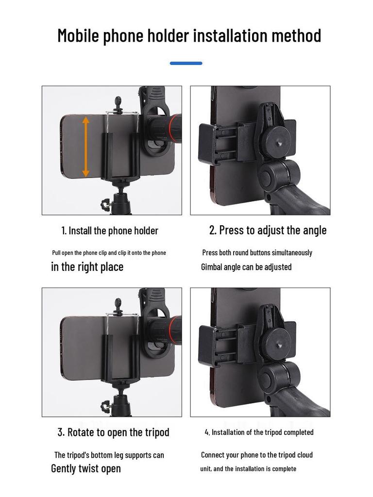 18x Mobile Phone Telephoto Lens: HD Concert Photography Monocular Telescope.