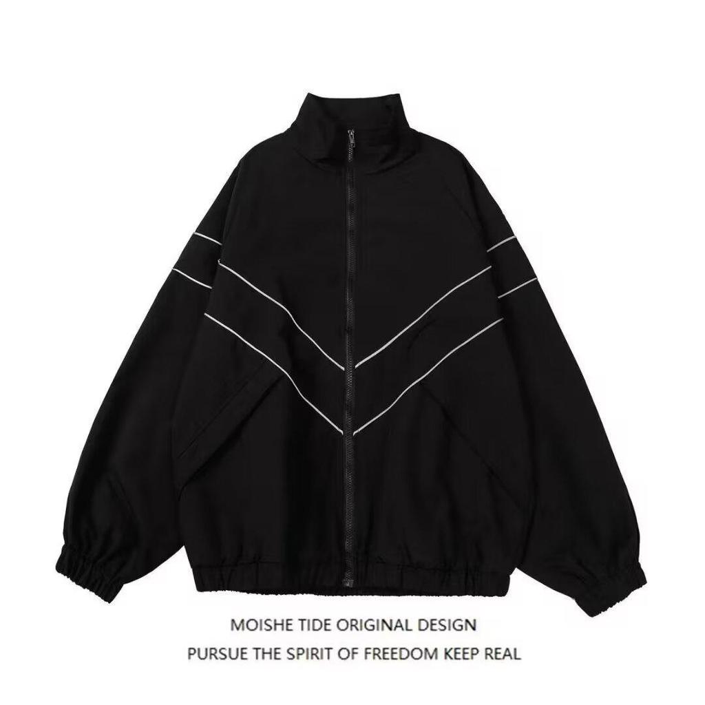 Men's Trendy Harajuku Style Loose Jacket - Spring/Fall 2025 Collection